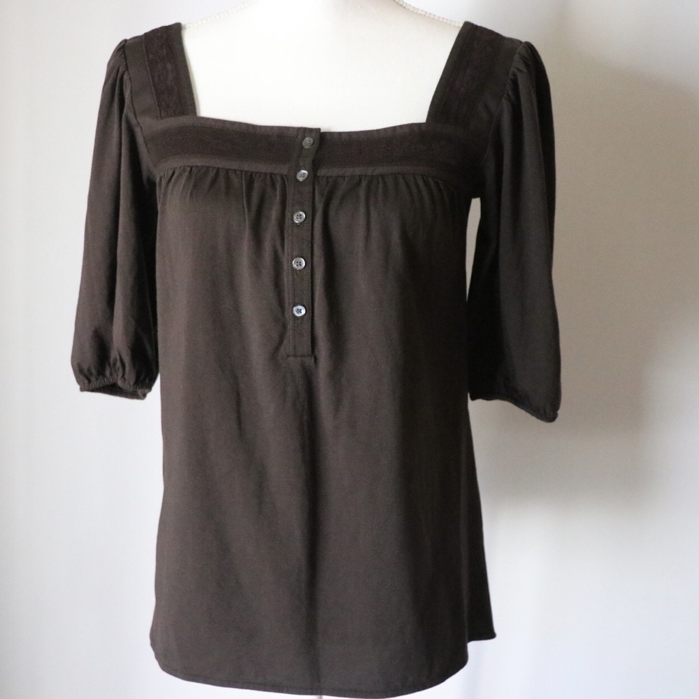 Theory, 3/4 Brown Top